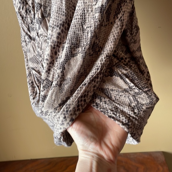 MALENE BIRGER SzM viscose snakeskin tulip dress - Picture 2 of 4